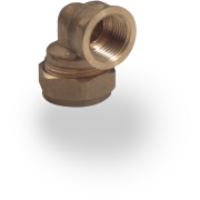 Compression 10mm x 3/8" Female Iron Elbow