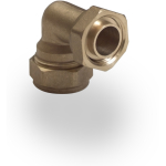 Compression 22mm x 3/4" Bent Tap Connector