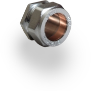 Compression 22mm End Cap Chrome Plated