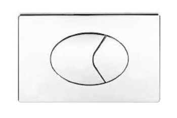 Dual Flush Push Plate Dudley Oyster 232mm x 152mm Chrome Dual Flush Push Plate Dudley Oyster 232mm x 152mm Chrome
