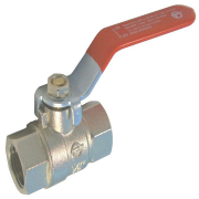 2" Red Lever Ball Valve F x F