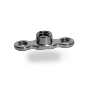 Munsen Ring Back Plate Female M10 Chrome plated