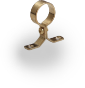 28mm Pressed Pipe Clips Brass