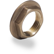 1/2" Brass Flanged Backnut