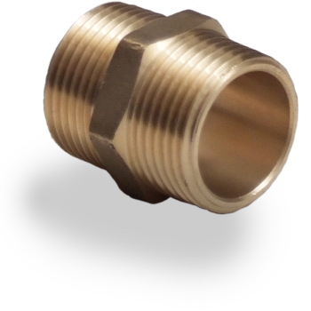 1 1/4Inch Brass Hexagon Nipples 1 1/4Inch Brass Hexagon Nipples