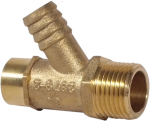 1/2" Threaded Drain Off Cock c/w Lockshield