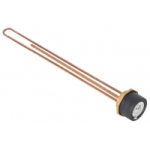 18" Copper Immersion Heater c/w 11" Stat