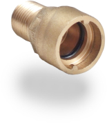 1/2" x 3/8" Straight Bayonet Socket Natural Gas and LPG