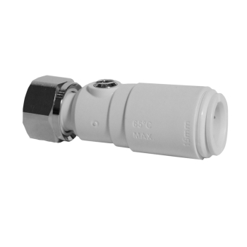 Straight Service Valve with Tap Connector Straight Service Valve with Tap Connector