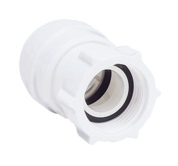 Female Coupler White - Tap Connector Female Coupler White - Tap Connector