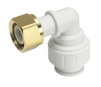 Bent Tap Connector White