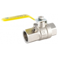 Yellow Lever Ball Valves FxF c/w Test Point