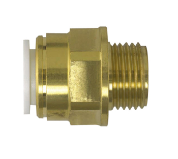 John Guest SpeedFit BSPT Brass Male Coupler Taper John Guest SpeedFit BSPT Brass Male Coupler Taper