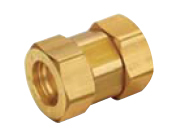 DN25 Straight Coupling Brass